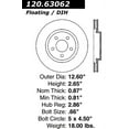 thumbnail image 2 of Centric 120.63062 Rear Brake Rotor, 2 of 2