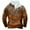 Mens Hoodies & Sweatshirts Gold, variant on S-5XL Sweatshirts for Men Big and Tall with Zipper and Pocket Plus Size Pullover Fleece Lined Long Sleeve Warm Stand Collared Sweatshirt