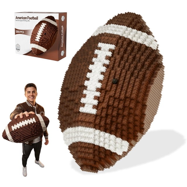 Bloques de construcción Snaptor Football 3D 1200 piezas 28 x 17 cm