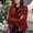 Wine, variant on Brown Hooded Zipper Coat, Leather Fashion Leisure Coat, Women Plus Size Fashion Faux Leather Jacket Long Sleeve Zipper Fitted Artificial Leather Coat Fall Short Jacket Slim Coat, 5XL
