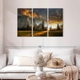 thumbnail image 2 of Elephant Stock Sierra Nevada Wall Art - Horizontal Multi Panel Canvas - 3 Pieceliving Room Wall Decor - Photography Nature Multi Panel - Brown And Gray Decor - 45" x 28", 2 of 8