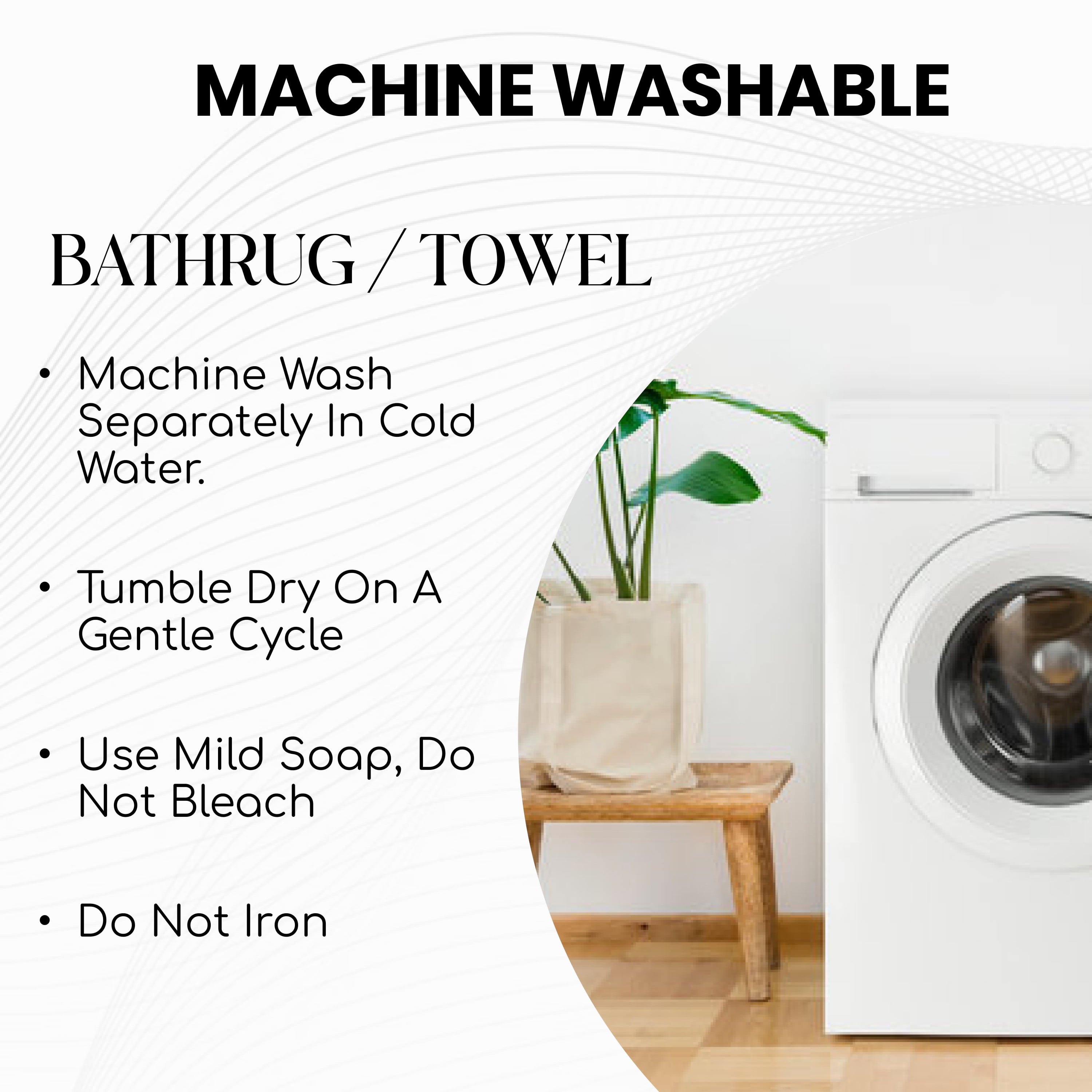 Home Weavers Luxury Collection 100% Soft Cotton Super Absorbent 2 Pcs Bath Towel Set & 1 Pc 17x24" Bath Rug, Machine Washable & Non Slip (Set of 3), Linen
