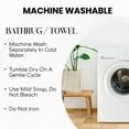 thumbnail image 4 of Home Weavers Allure Collection 100% Soft Cotton Super Absorbent 3 Pcs Towel Set & 5 Pc Bath Rug Combo, Machine Washable & Non Slip (Set of 8), Green, 4 of 4