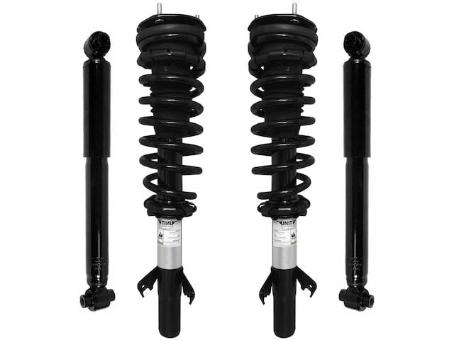 Compatible with 2013-2017 Ford Fusion Front and Rear Shock Strut and Coil Spring Kit 4 Piece Set Excluding Hybrid Models 