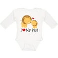 thumbnail image 3 of Inktastic I Love My Papi Childs Boys or Girls Long Sleeve Baby Bodysuit, 3 of 5