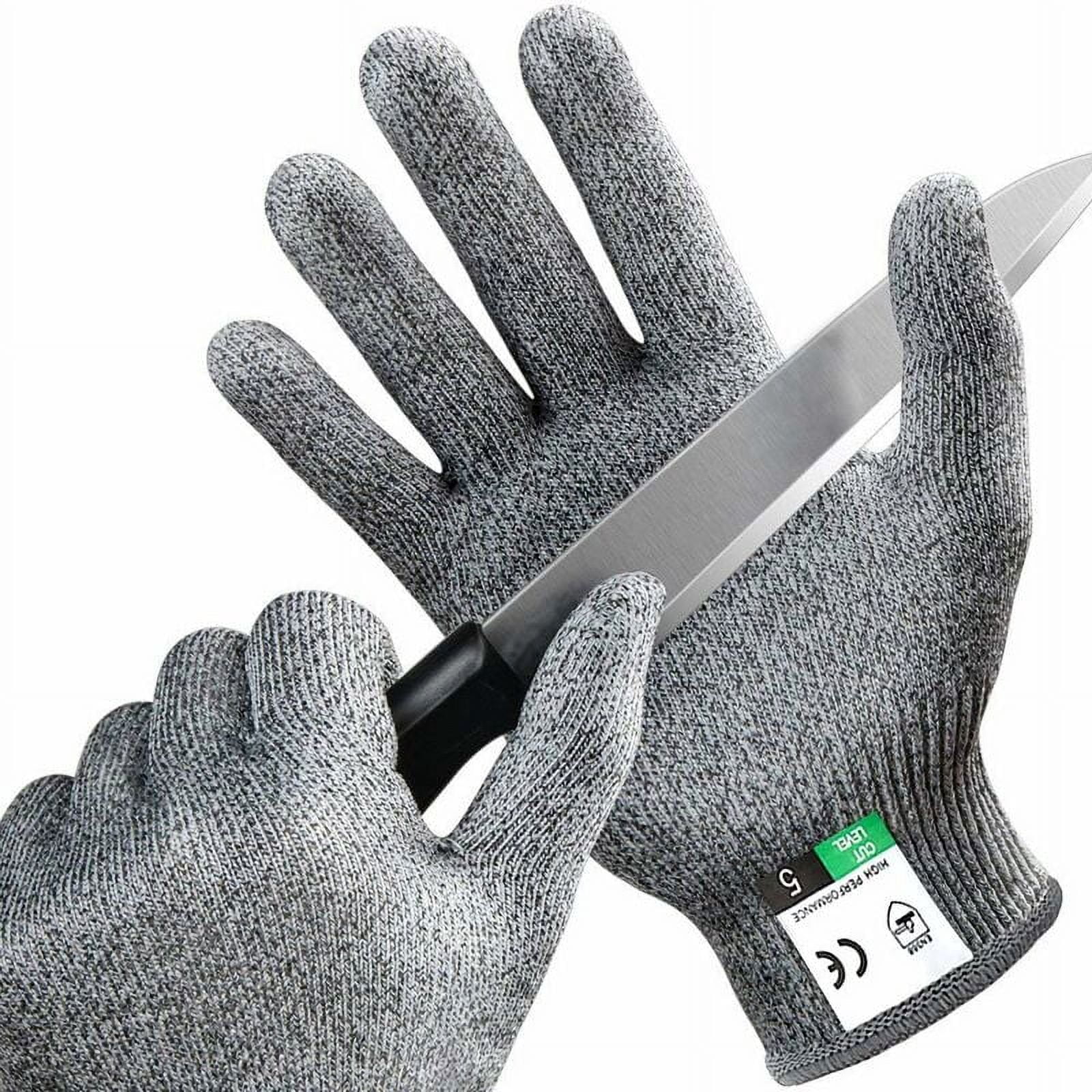 Jinsinto Cut Resistant Glove Work Gloves Level 5 Protection and Gardening Gloves Cut Resistant Gloves for Oyster Shelling, Welding 24.5cm