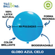 thumbnail image 3 of Globo Gigante Color Azul 72 pulgadas Tilco Balloons, 3 of 3