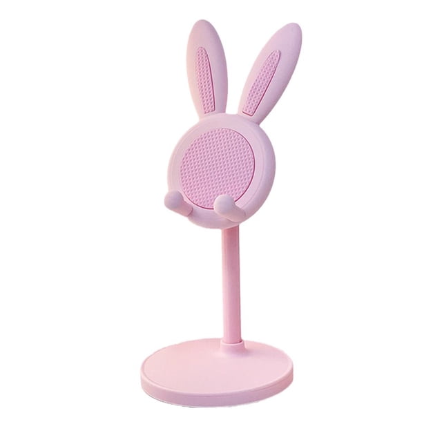 Cute Bunny Phone Holder Desktop Rack Tablet Stand Mobile Phone Holder K3P0