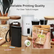 Label Maker Machine with Tape, P21 Bluetooth Label Printer, compact printer with multiple templates for easy office and home organization,