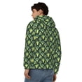 thumbnail image 4 of Kdxio Broccoli 3 Print Men Hoodies Casual Hoodies for Men with Zip Pockets Full Zip Long Sleeve Sweatshirt Sports Hooded Jacket-XX-Large, 4 of 5