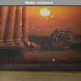 thumbnail image 6 of Ambesonne Vintage Place Mats Set of 4, Antique Style Monument, Standard Size, Orange and White, 6 of 6