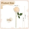 thumbnail image 2 of Uxcell 12pcs Artificial Chrysanthemum Ball Flower Faux Chrysanthemum Flowers Bouquet Silk Fake Mum Flower for Home Garden Wedding Party Decoration, Gold Tone, 2 of 7