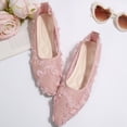 thumbnail image 5 of Miqool Womens Lace Shoes Slip On Closed Toe Soft Sole Breathable Flat Shoes Comfortable Office Work Walking Shoes, 5 of 9