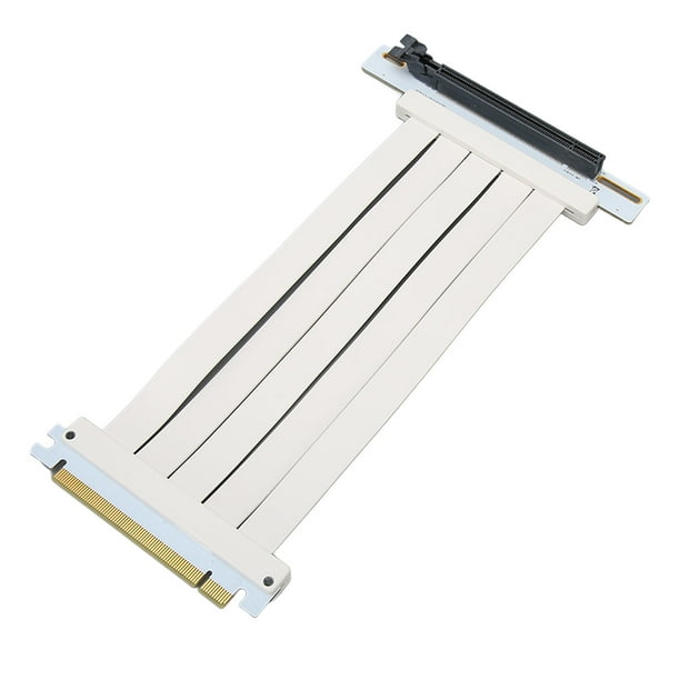Cable de extensión de tarjeta gráfica, PCIe 4.0 X16 Riser Cable de extensión de alta velocidad Tarjeta de extensión flexible Diseño aerodinámico