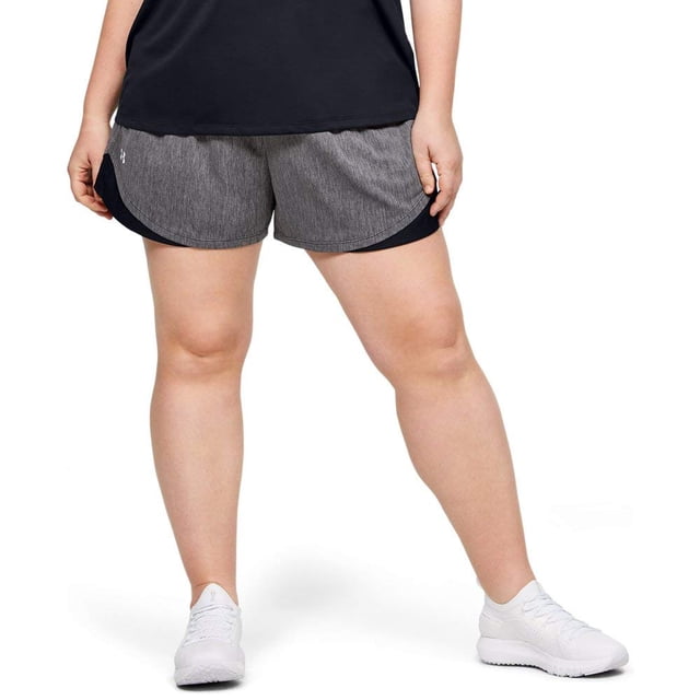 Pantalones cortos Under Armour UA Play Up 3.0 Twist para mujer negros 2X
