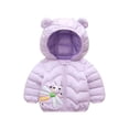 thumbnail image 2 of Chaqueta con capucha y estampado de libélulas de dibujos animados para niños pequeños, bebés, niños y niñas, 2 of 5