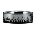 thumbnail image 6 of Silver Tungsten Trucker Ring, 6 of 7