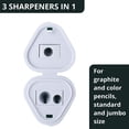 thumbnail image 5 of Mr. Pen 3-in-1 Manual Pencil Sharpeners with Shavings Storage, Multicolor, 3 Pack, 5 of 7