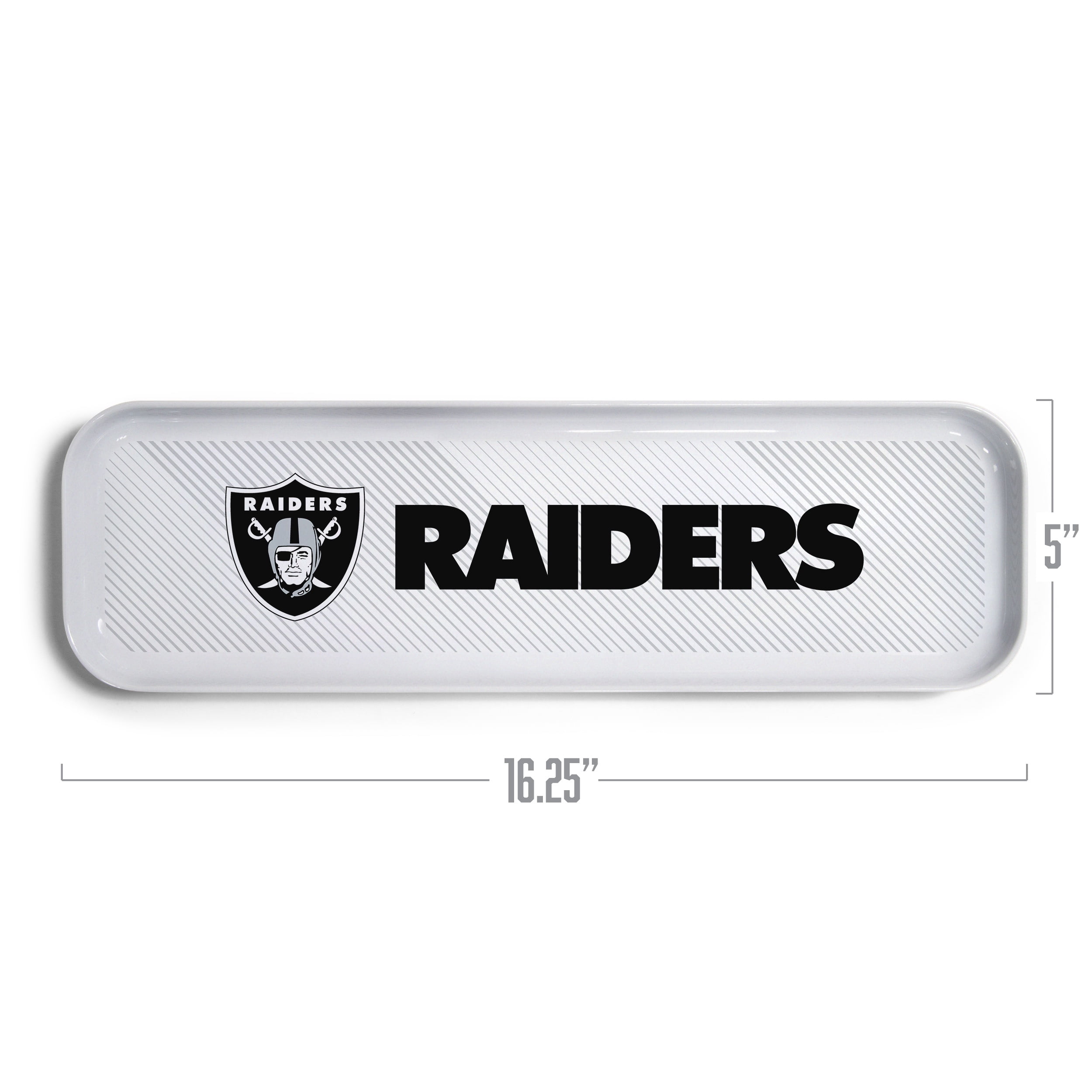 YouTheFan NFL Las Vegas Raiders Small Snack Platter