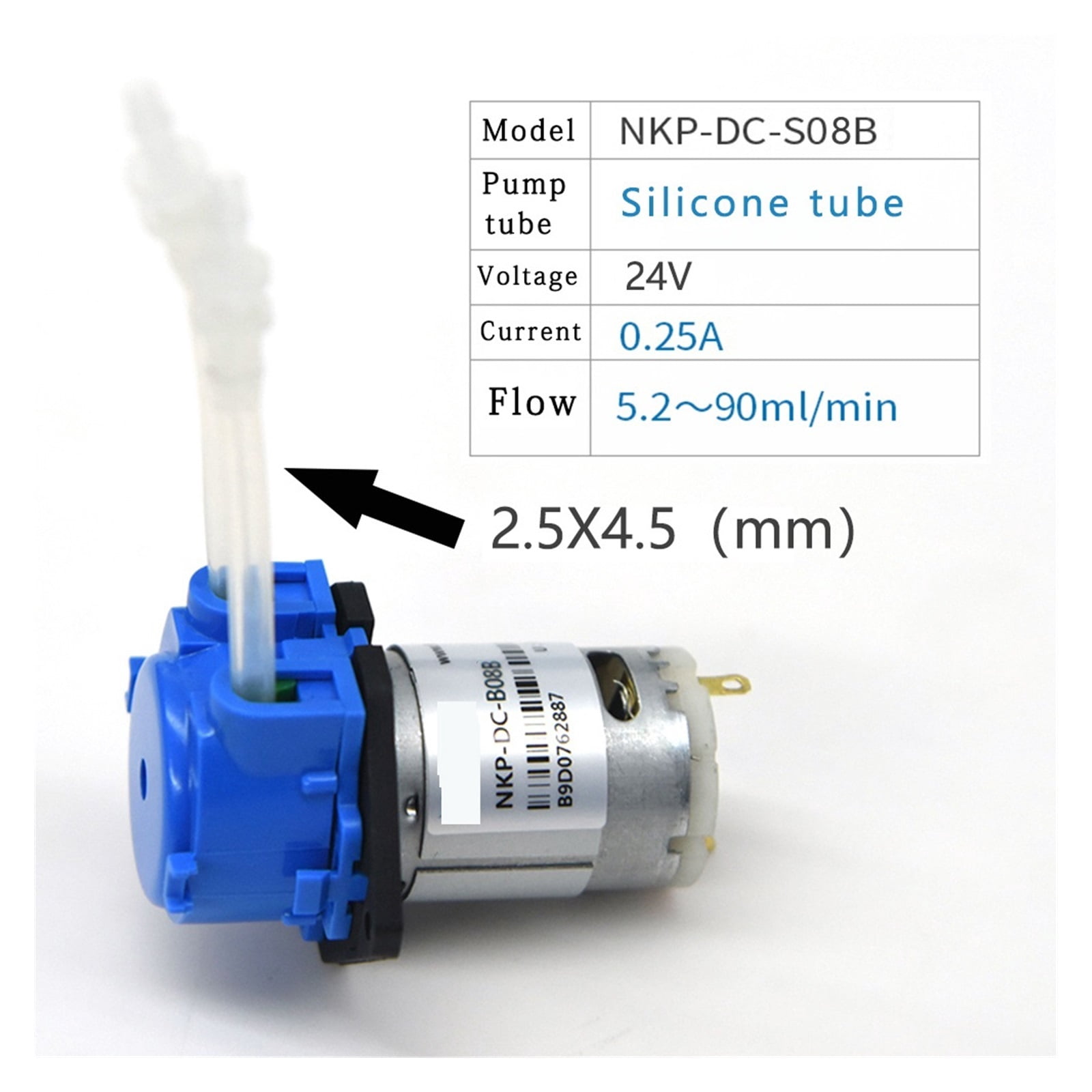 Peristaltic Pump NKP-DC-S10B NKP-DC-S08B NKP-DC-S06B Coffee Machine Coke Machine Aquarium DIY Pump 12V/24V Laboratory Mini Pump ,Powerful