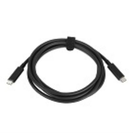 Lnovo - Usb Cable - Usb-c (m) To Usb-c (m) - 20 V - 3 A - 6.6 Ft - For Thinkcentre M70a Gen 2, Thinkcentre Neo 50, Thinksmart Core For Logitech