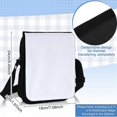 thumbnail image 2 of 2 Pcs Sublimation Crossbody Bag Blanks Sublimation Shoulder Bag, 2 of 5