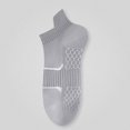 thumbnail image 3 of Babcutegg Mens Low Cut Ankle Socks Mesh Breathable Absorb Sweat Lightweight Athletic Socks Gray Size Free Size, 3 of 8
