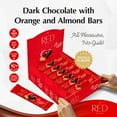 thumbnail image 4 of RED Delight Orange and Almond Dark Chocolate 12 Count Box of Grab N Go Travel Size Bars (0.92 Ounces Each), 4 of 7