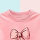 thumbnail image 3 of Tops de Verano de Manga Corta de las Mujeres de Punto con Costillas con Corte de Espalda de Arco Slim Fit Halagador, 3 of 6