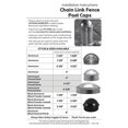 thumbnail image 4 of 1-5/8"" Chain Link Fence Post Cap - Use for 1-5/8"" Outside Diameter Post/Pipe - Aluminum Chain Link Post Cap (Each), 4 of 4