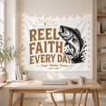 thumbnail image 4 of Reel Faith Every with Day Layout Left Side, Nostalgic Vintage for Botanical Art Lovers, Botanical Wall Decor, Mother'S Day Gift, Tapestry Wall Hanging for Bedroom and Dorm, 4 of 6