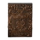 thumbnail image 1 of Cuaderno de escritura estilo antiguo con imagen de cruz en relieve, tamaño A5, diario rayado, 100 hojas Bronce rojo, 1 of 7