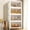 Cream-120QT/4 Pack, variant on Storage Bins with Lid 4 Pack 120QT, Stackable Storage Containers with Wheels and Magnetic Doors, Plastic Clothes Closet Organizers and Storage Box for Home and Office