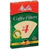 Melitta #4 Natural Brown Cone Coffee Filters, 40 Ct