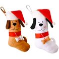 thumbnail image 1 of Christmas Tree Plush Gift Stocking Creative Xmas Candy Stocking Bags Home Decor For Xmas Tree(multicolor)(2pcs), 1 of 5