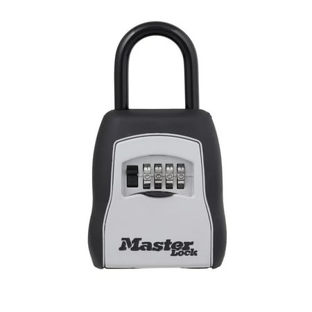 Master Lock 5400D Set Your Own Combination Portable Lock Box, 5 Key Capacity,