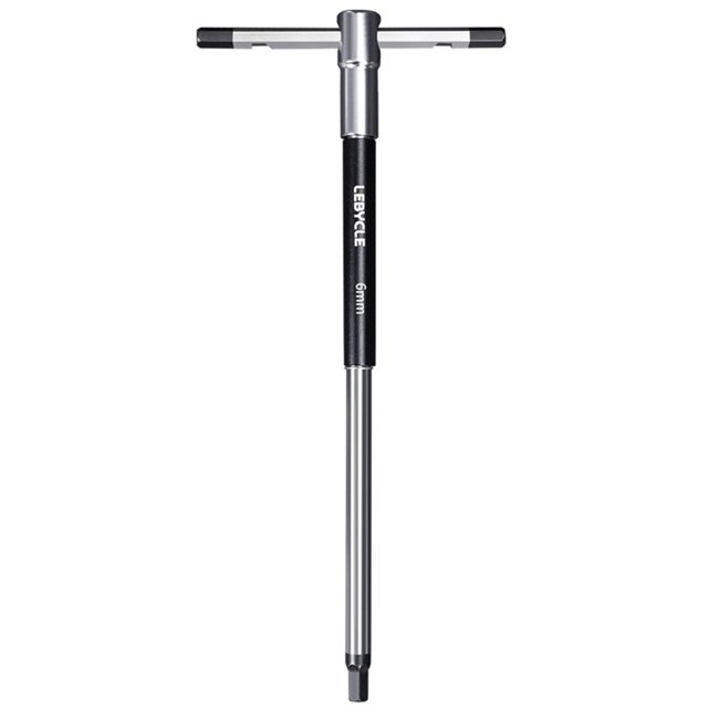 Bike T-Handle Hex Wrench 2mm-10mm/T25 Bicycle Sliding 3-Way Repair Tool 6mm