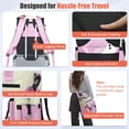 thumbnail image 6 of Backpack Cooler for Women, AYAMAYA Stylish 36 Cans Leakproof Soft Cooler Backpack, Waterproof Insulated Lunchbox for Camping Beach Work Picnic Travel, Pink, 6 of 7