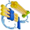 Prextex 2 Pack Water Shooters with Three and Four Spraying Nozzles Fun Summer Toy for Kids