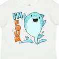 thumbnail image 4 of Inktastic I'm Four Shark Fourth Birthday Boys or Girls Toddler T-Shirt, 4 of 5