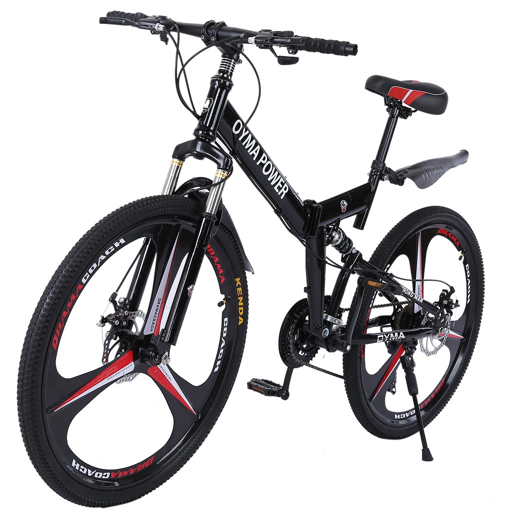 Details about  / Mountain Bike Full Suspension Shimano 21 Speed Mens Bikes MTB 26/" Bicycle