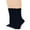 Dark Navy, variant on Women's Bamboo Dress Socks - 4 Pack Medium - Thin Casual Crew Calf - Sock Size 9-11 Shoe Size 5-9 M Denim Blue