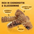 thumbnail image 3 of Downtown Pet Supply Dog Treats Beef Trachea Dog Chews 6" Flat, 25 Pack Rawhide Free, 3 of 6