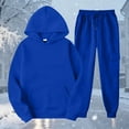 thumbnail image 3 of REALiKUN Women's 2-Piece Sweatsuit Set, Pullover Hoodie & Joggers, Athletic Tracksuit for Lounge & Sport, 3 of 4