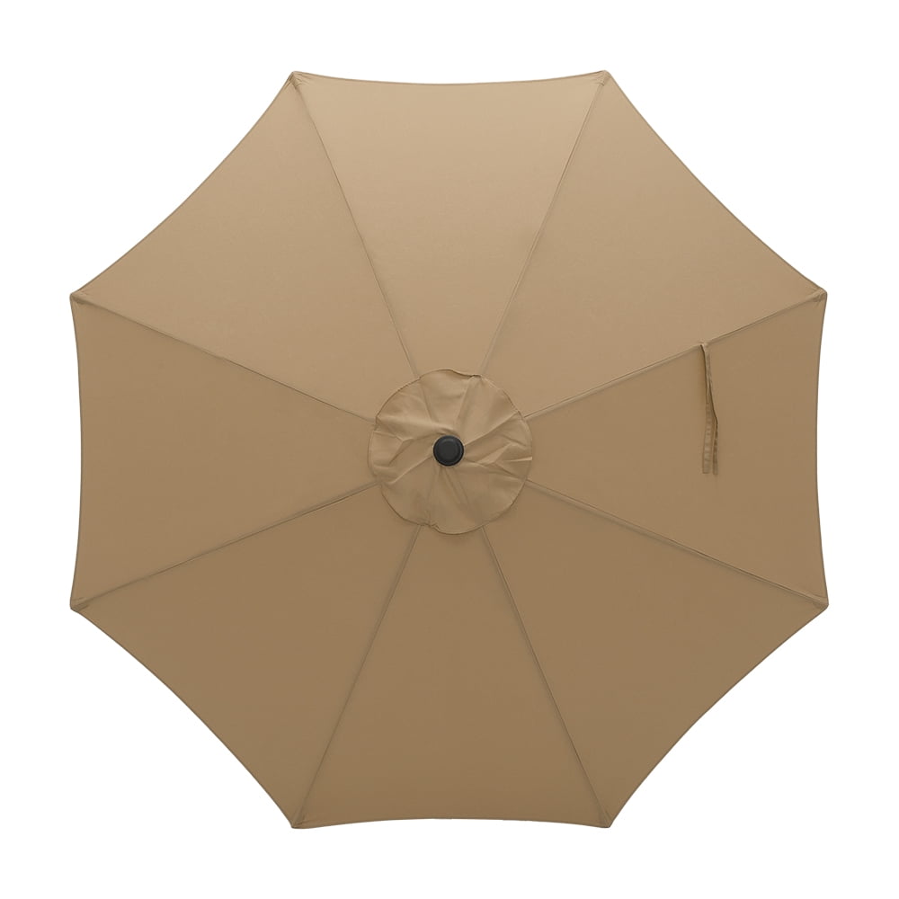Abble Outdoor 10ft Patio Umbrella with Crank and Tilt - Tan