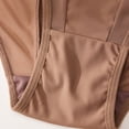 thumbnail image 5 of USNSM Women's Mesh High Waisted Underwear See Through Breathable Lingerie Panties Ladies Cheeky Briefs Brown XXL, 5 of 7