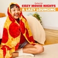 thumbnail image 5 of Cozy Concepts Co. Pizza Blanket by Relatable, Large 65” Cozy Fleece Throw Blanket, Funny Gag Gift, 5 of 6