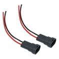 thumbnail image 4 of Male Adapter Wiring Harness, 12V Easy Installation High Temperature  Socket Wires 2Pcs  Conductivity  For H11 H8 880 890 Bulb Models, 4 of 8
