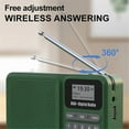 thumbnail image 3 of Portable + Digital Radio Solar Powered Bluetooth FM Radio Supports U Disk TF Card Mp3 Play Loudspeaker LCD Display, 3 of 5