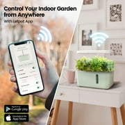 LetPot 5-Pod Hydroponics System - APP&WiFi Controlled Smart Indoor Garden with Grow Lights, Height Adjustable, Gardening Gift for Beginners, Green